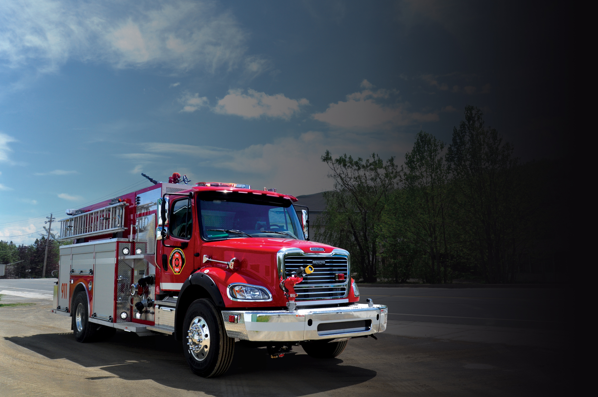 Metalfab fire truck